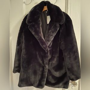 H&M Faux Fur Coat